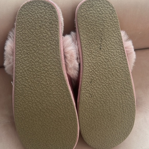 Pink Metallic Scuff Slippers - Picture 4 of 7